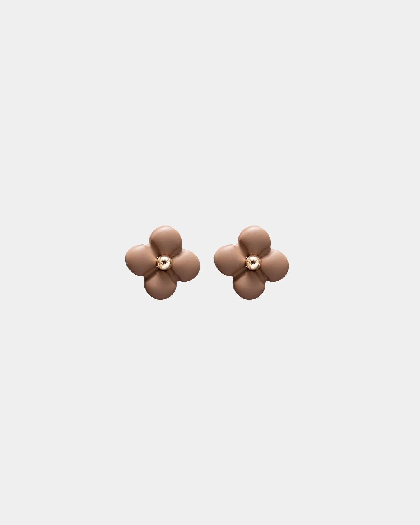 BOW19 Earring Seline brown - Bij Keesje - BOW19 - 