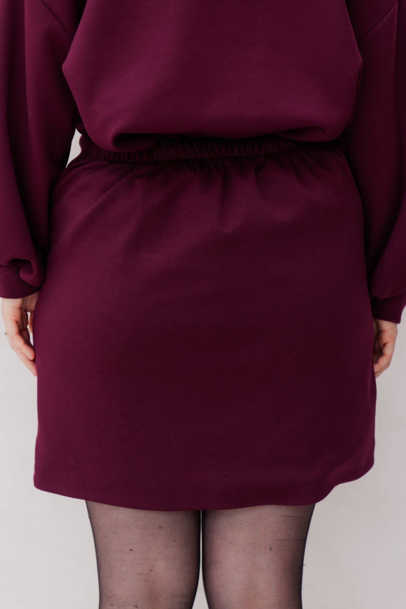 Bowie skirt bordeaux - Bij Keesje - Bij Keesje