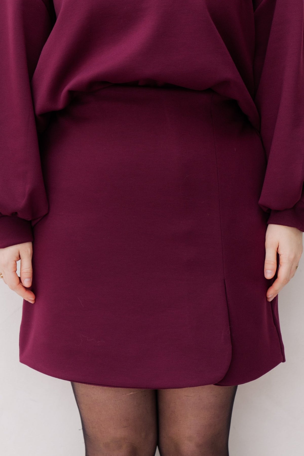 Bowie skirt bordeaux - Bij Keesje - Bij Keesje