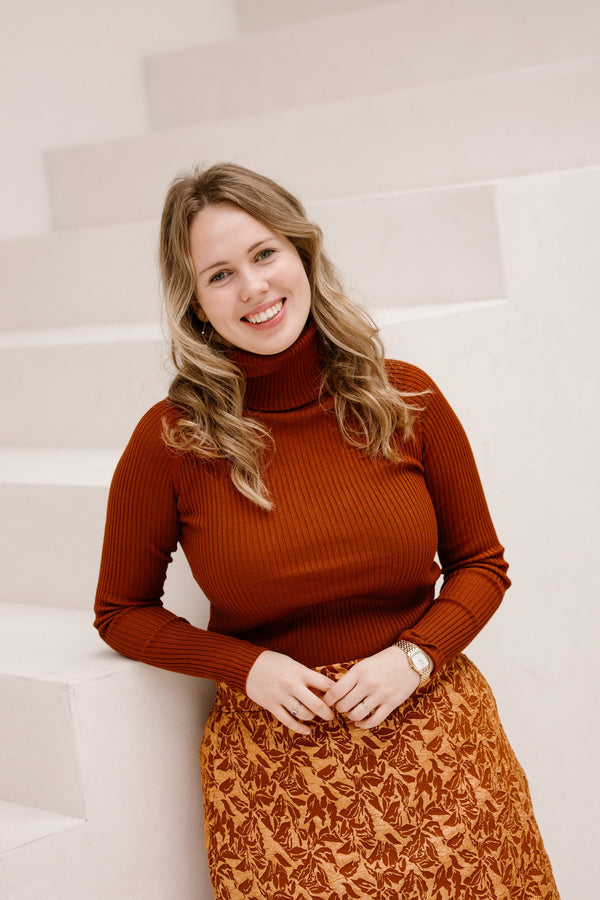 Brique col rib - Bij Keesje - Bij Keesje