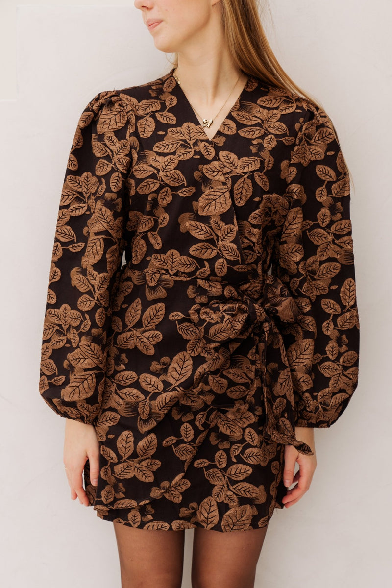 Britt dress brown - Bij Keesje - Bij Keesje