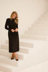 Britt dress detail black - Bij Keesje - Maere