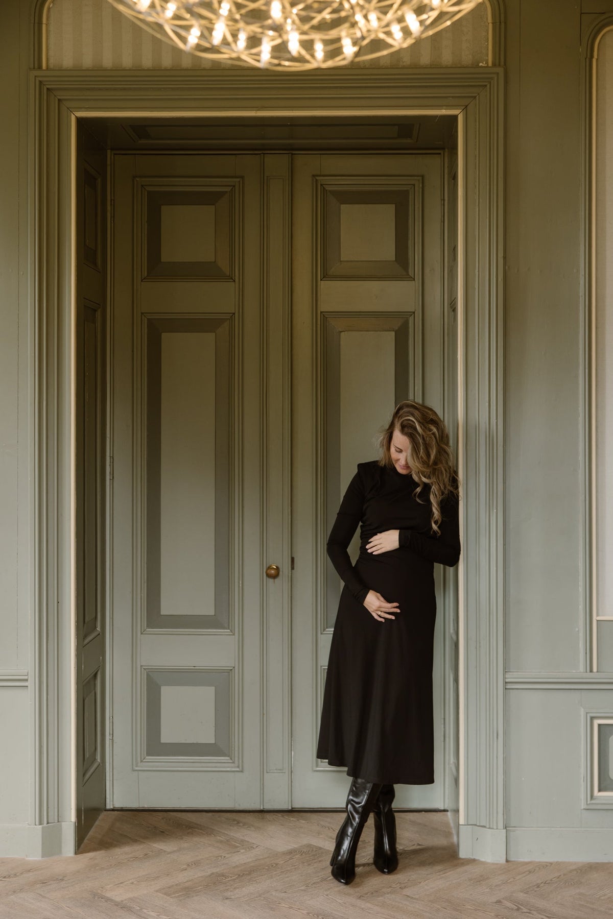 Britt dress detail black - Bij Keesje - Maere