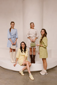 Britt jacquard dress yellow - Bij Keesje - Bij Keesje The Label - Jurk