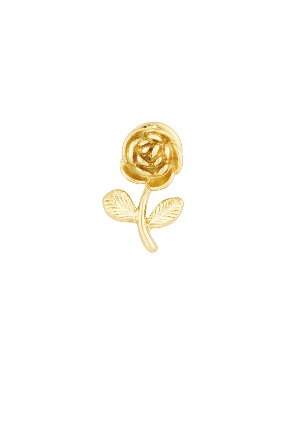 Broche roos goud - Bij Keesje - Bij Keesje