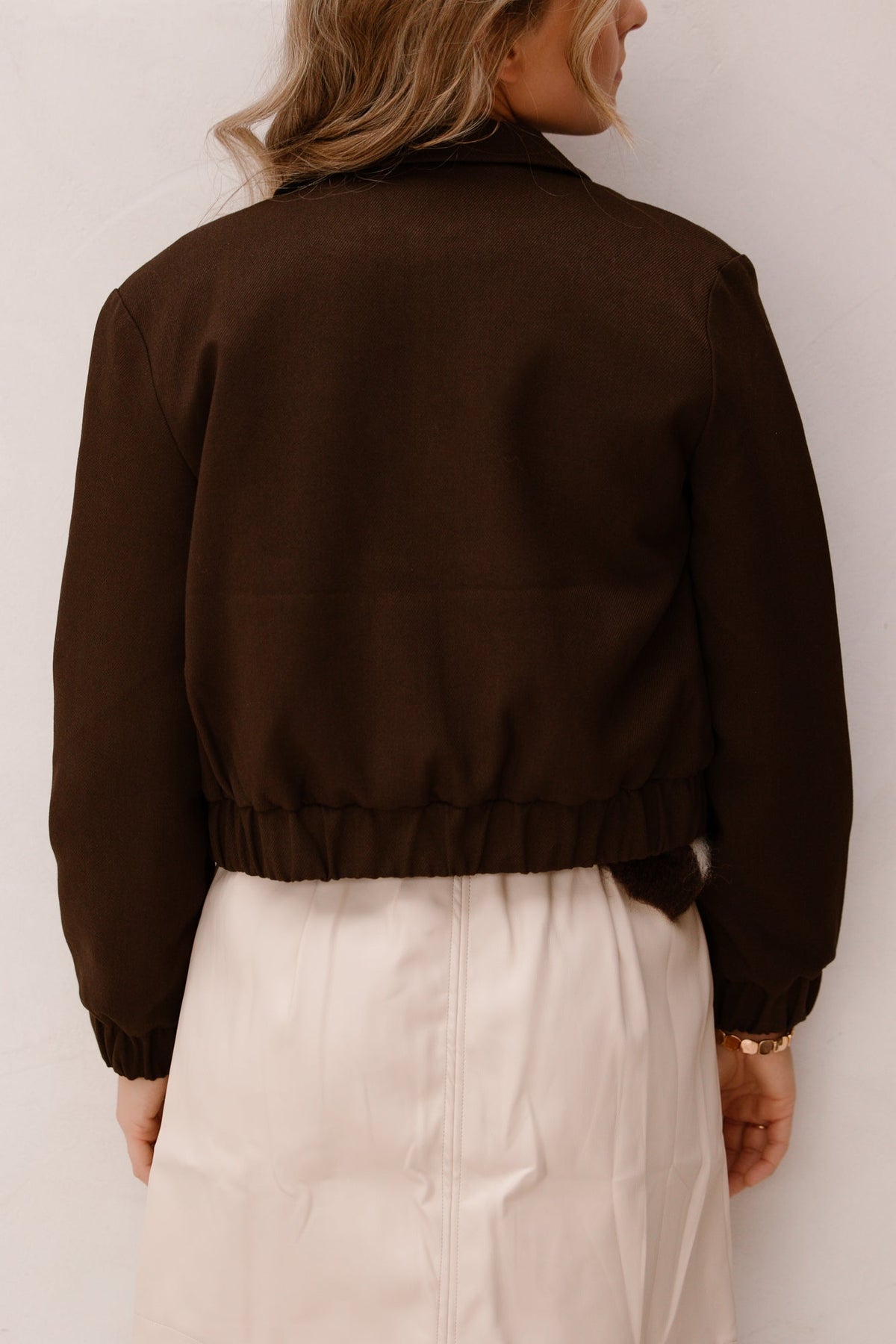 Brown bomber jacket - Bij Keesje - Bij Keesje