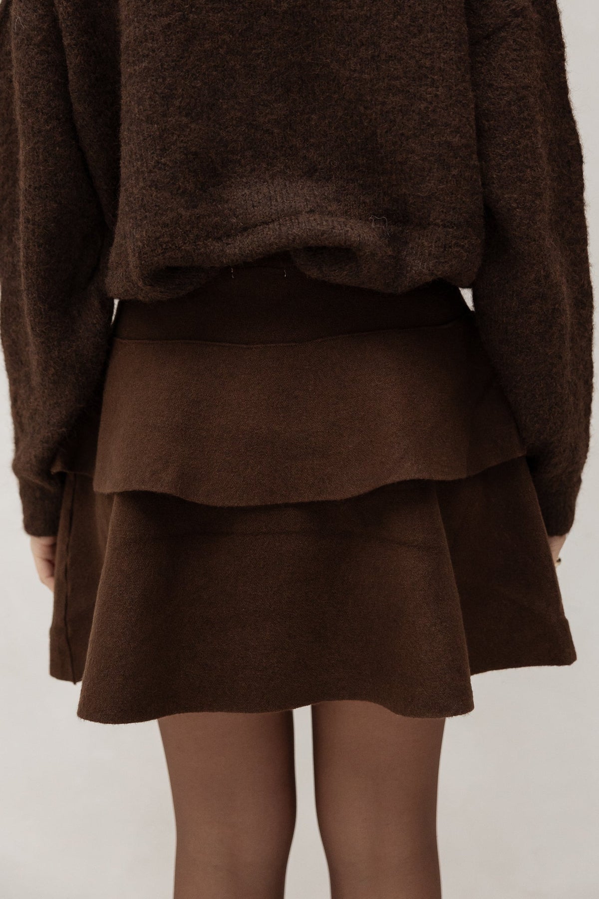 Brown layer skirt JD - Bij Keesje - Bij Keesje