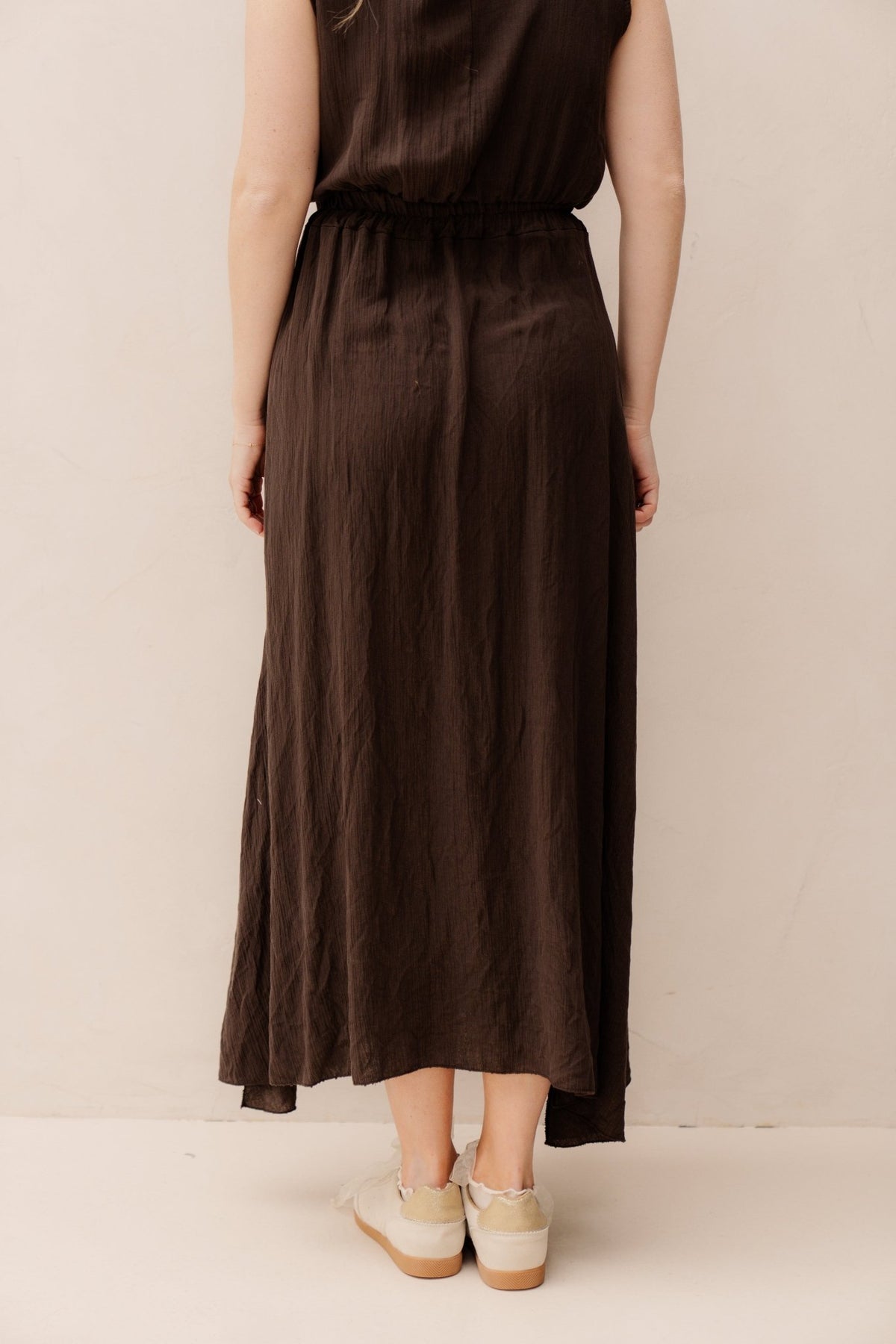 Bruin tweedelig set - Bij Keesje - Bij Keesje - Jurk