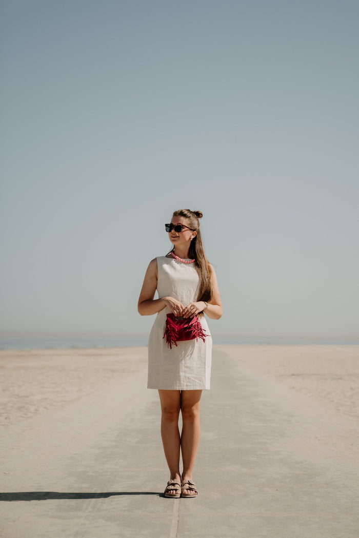 Bruna ramie dress natural - Bij Keesje - Neo Noir - Jurk
