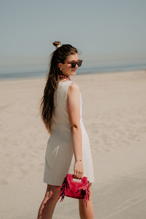 Bruna ramie dress natural - Bij Keesje - Neo Noir - Jurk