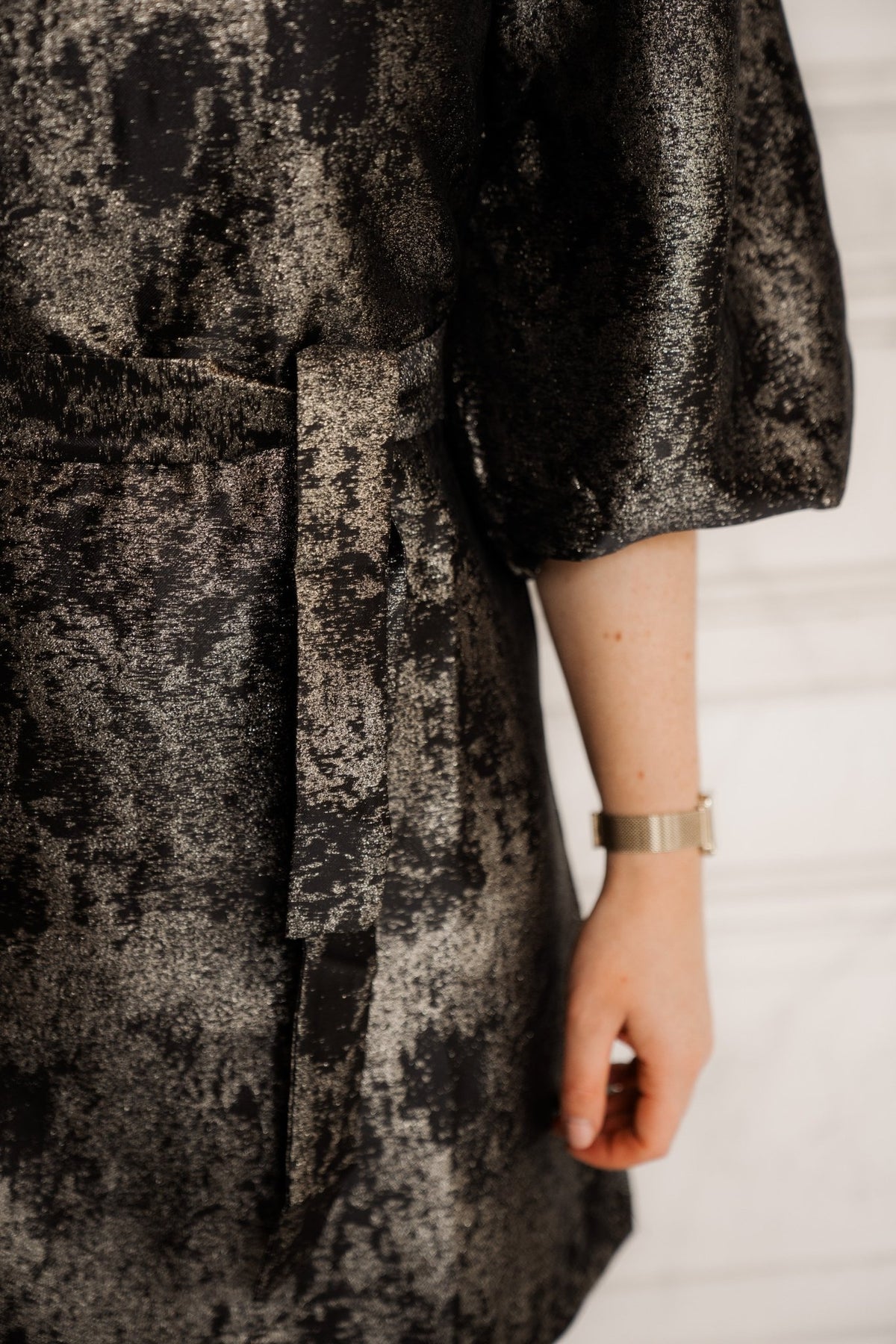 Buna dress black/gold - Bij Keesje - Bij Keesje