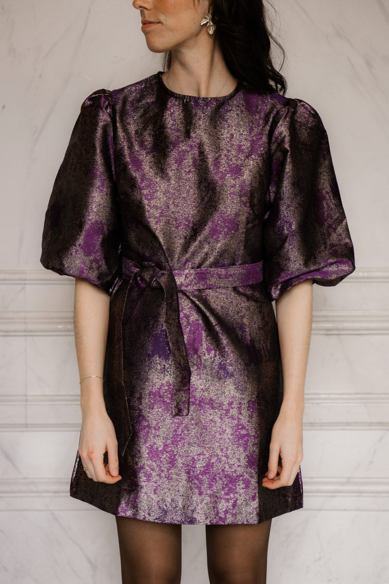 Buna dress purple - Bij Keesje - Bij Keesje