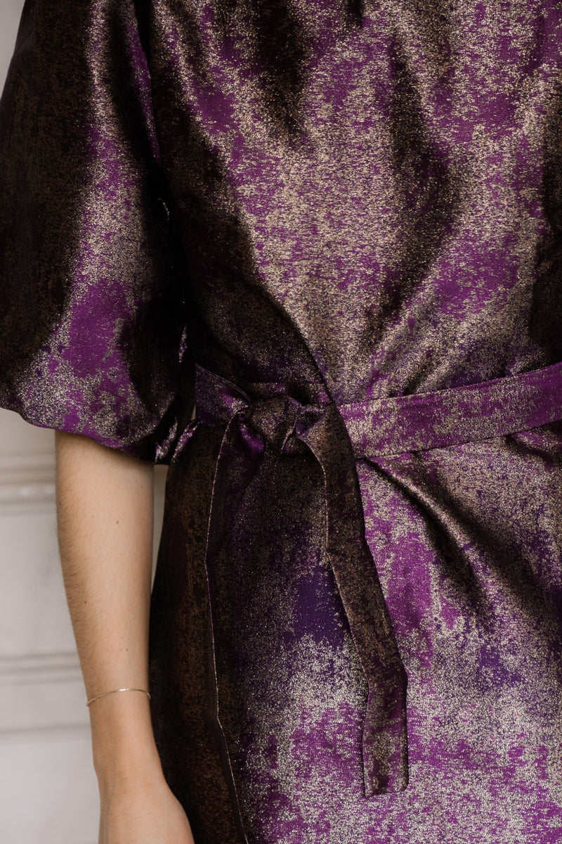 Buna dress purple - Bij Keesje - Bij Keesje