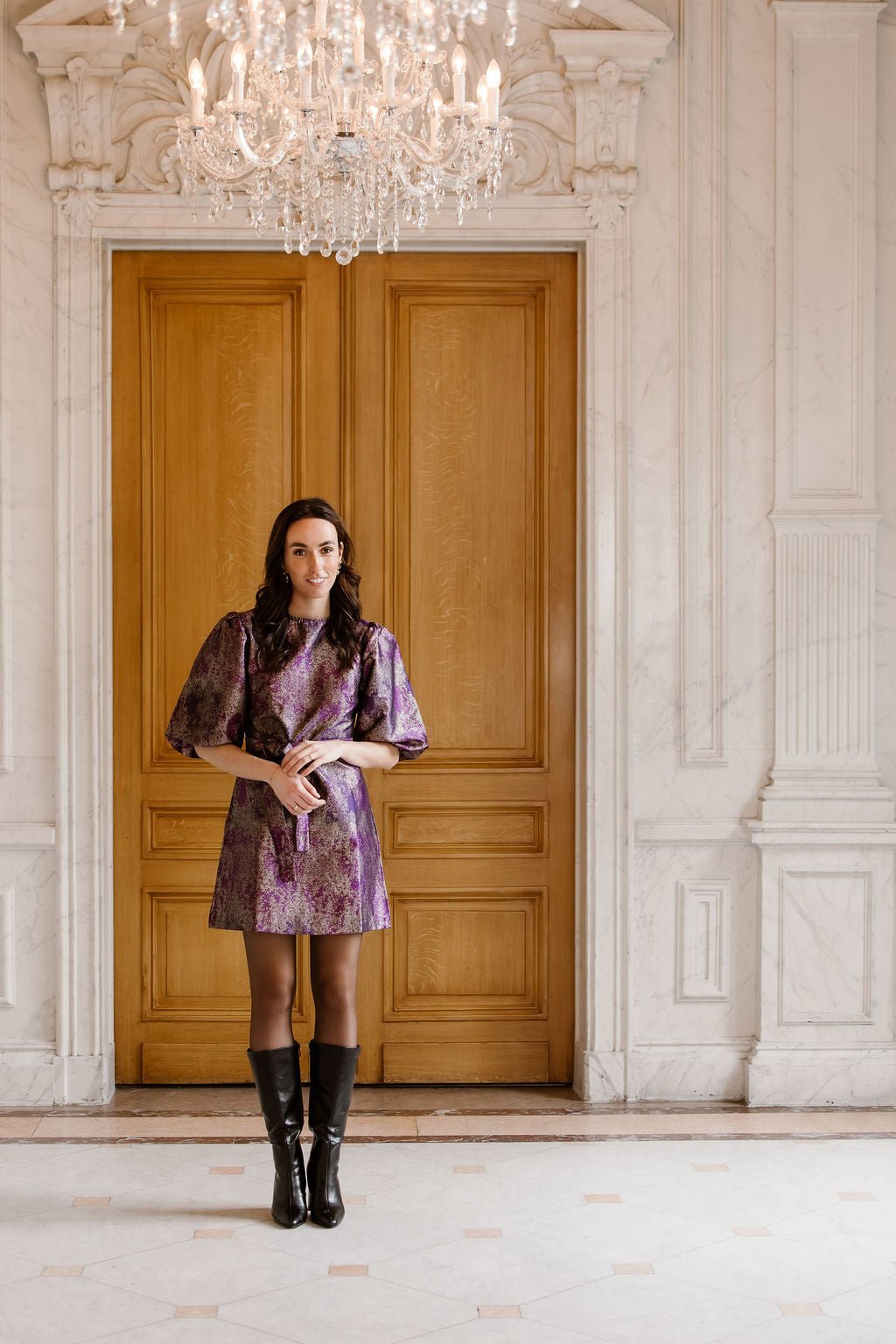 Buna dress purple - Bij Keesje - Bij Keesje