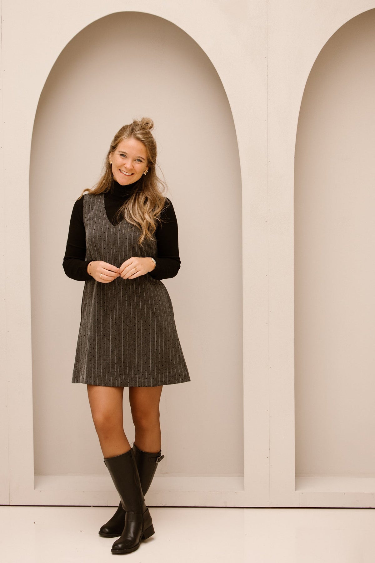 Caila mini dot dress - Bij Keesje - Neo Noir