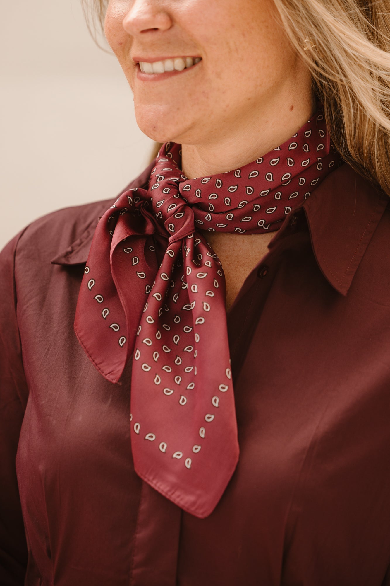 Cait sjaal bordeaux - Bij Keesje - Bij Keesje