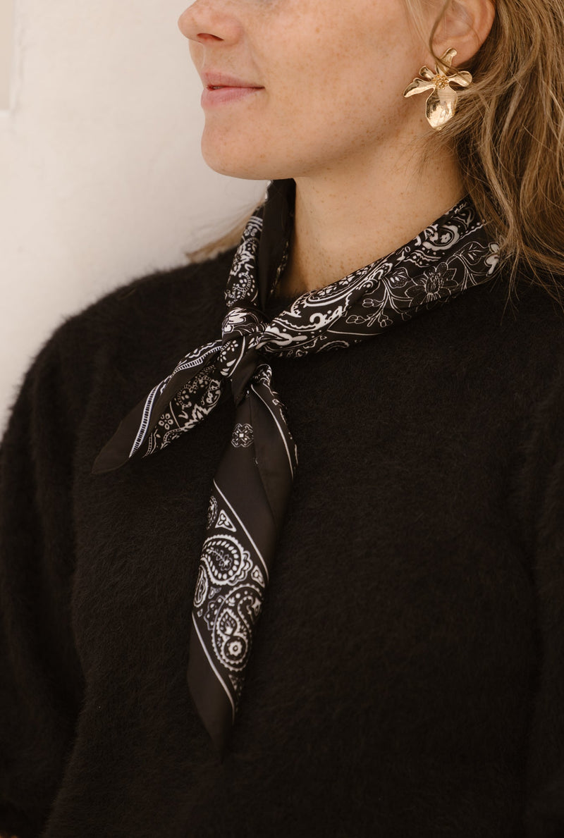 Cait sjaal zwart - Bij Keesje - Bij Keesje