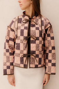 Calah square mix jacket - Bij Keesje - Neo Noir - Jas