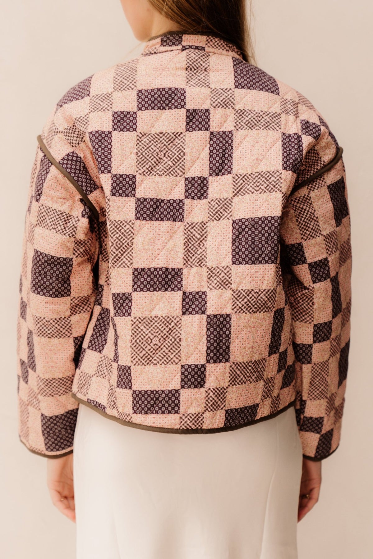 Calah square mix jacket - Bij Keesje - Neo Noir - Jas