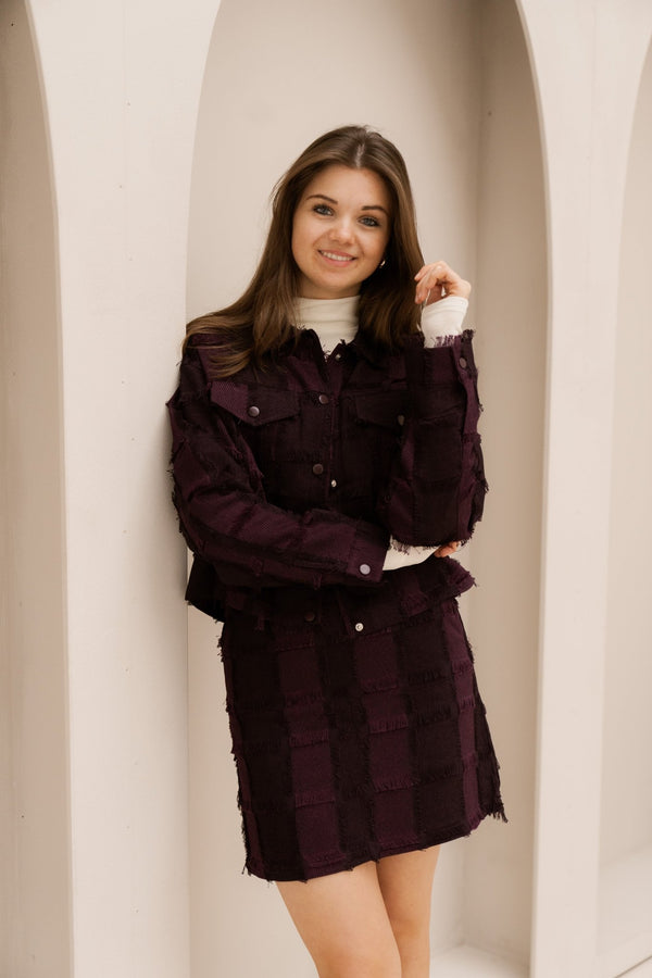 Camel Jacket Deep Purple - Bij Keesje - FLURESK