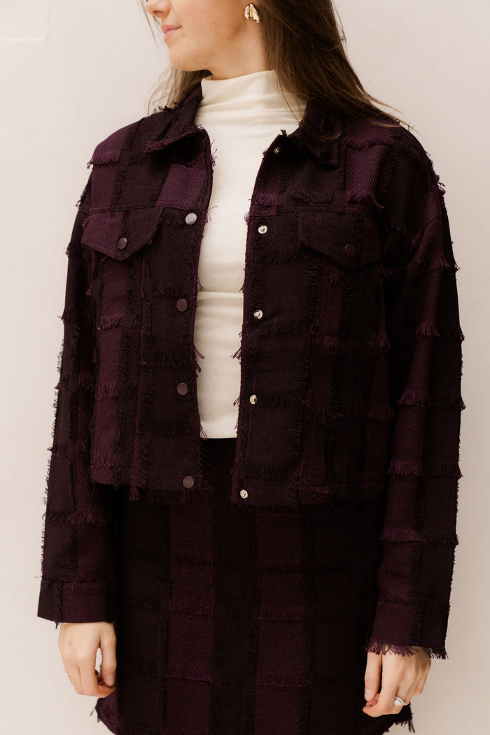 Camel Jacket Deep Purple - Bij Keesje - FLURESK