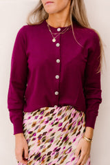 Cardigan magenta - 202903