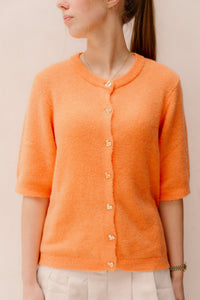 Cardigan s/slve fancy buttons bellini 07005 - Bij Keesje - Esqualo - vest