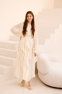 Carlien Dress Vanille - Bij Keesje - Bij - Keesje