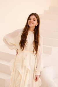 Carlien Dress Vanille - Bij Keesje - Bij - Keesje