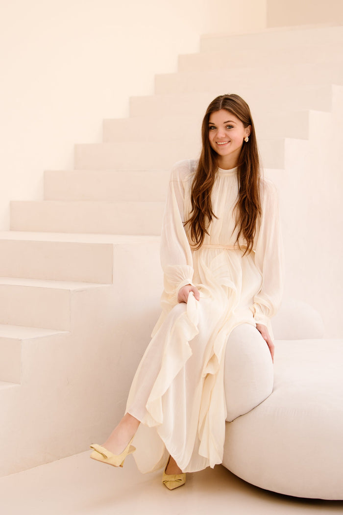 Carlien Dress Vanille - Bij Keesje - Bij - Keesje