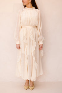 Carlien Dress Vanille - Bij Keesje - Bij - Keesje