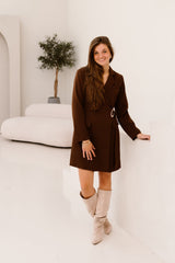 Carmel Dress Dark Brown