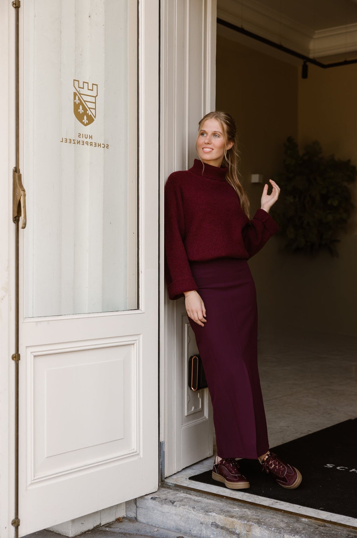 Caro rok wijnrood - Bij Keesje - Bij Keesje The Label