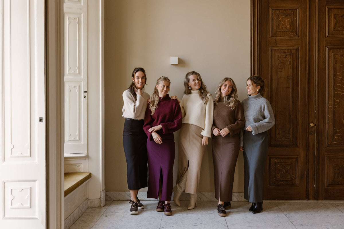 Caro rok wijnrood - Bij Keesje - Bij Keesje The Label