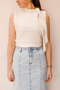 Caroline Top Off/White - Bij Keesje - Bij Keesje