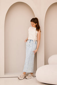 Caroline Top Off/White - Bij Keesje - Bij Keesje