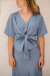 Casadia heavy sateen blouse - Bij Keesje - Neo Noir