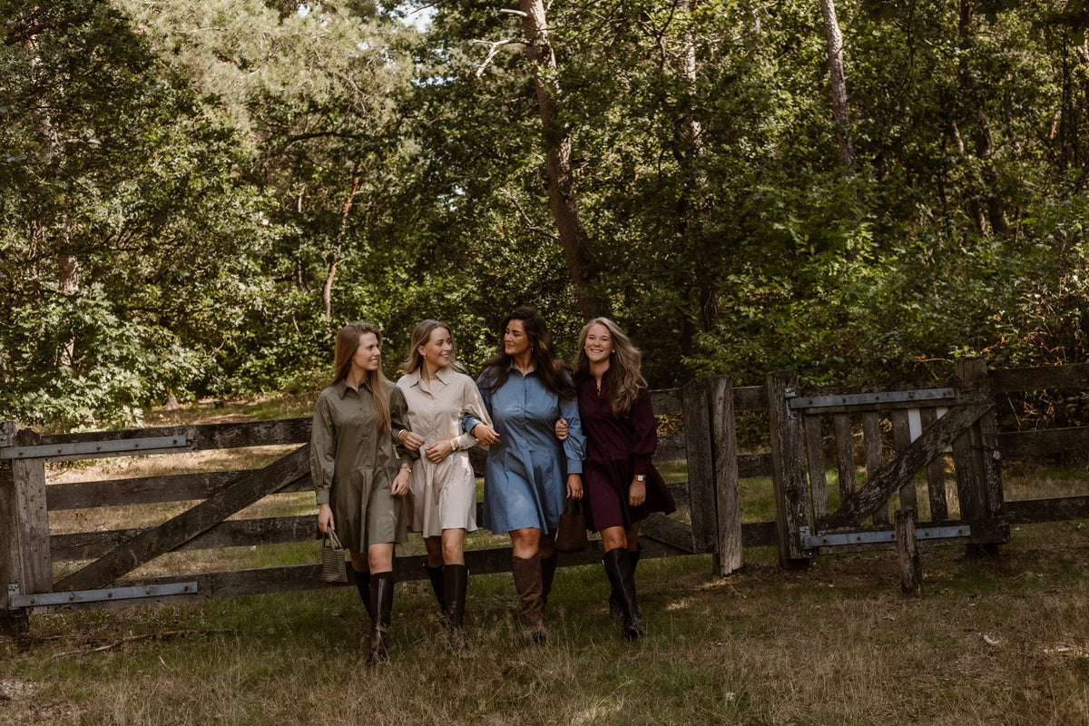 Cato Dress Armygreen - Bij Keesje - Bij Keesje The Label - Jurk