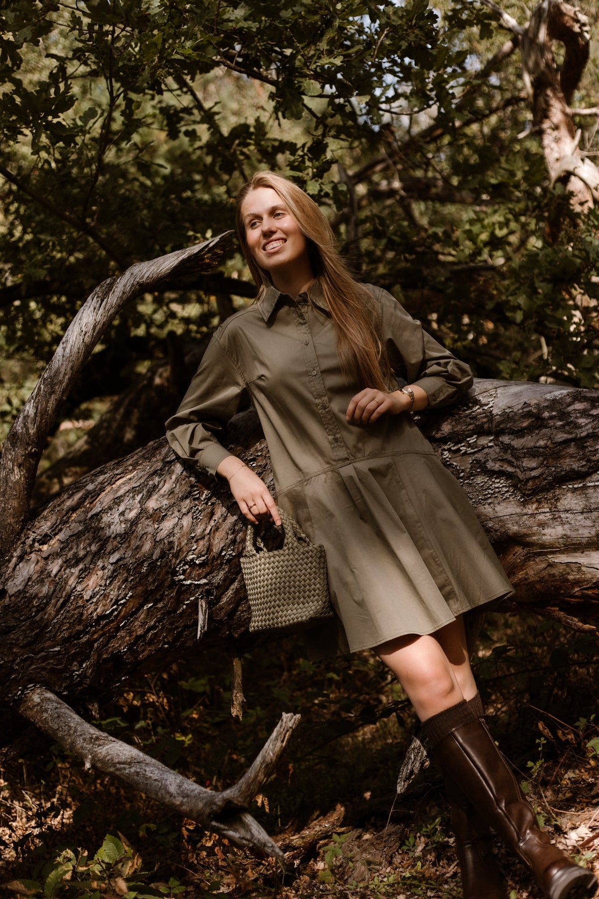 Cato Dress Armygreen - Bij Keesje - Bij Keesje The Label - Jurk