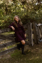 Cato Dress Plum
