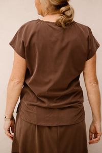 Celia Top Brown - Bij Keesje - Kimara - Top
