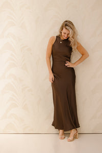 Celinie Heavy Sateen Dress - Bij Keesje - Neo Noir