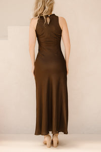 Celinie Heavy Sateen Dress - Bij Keesje - Neo Noir