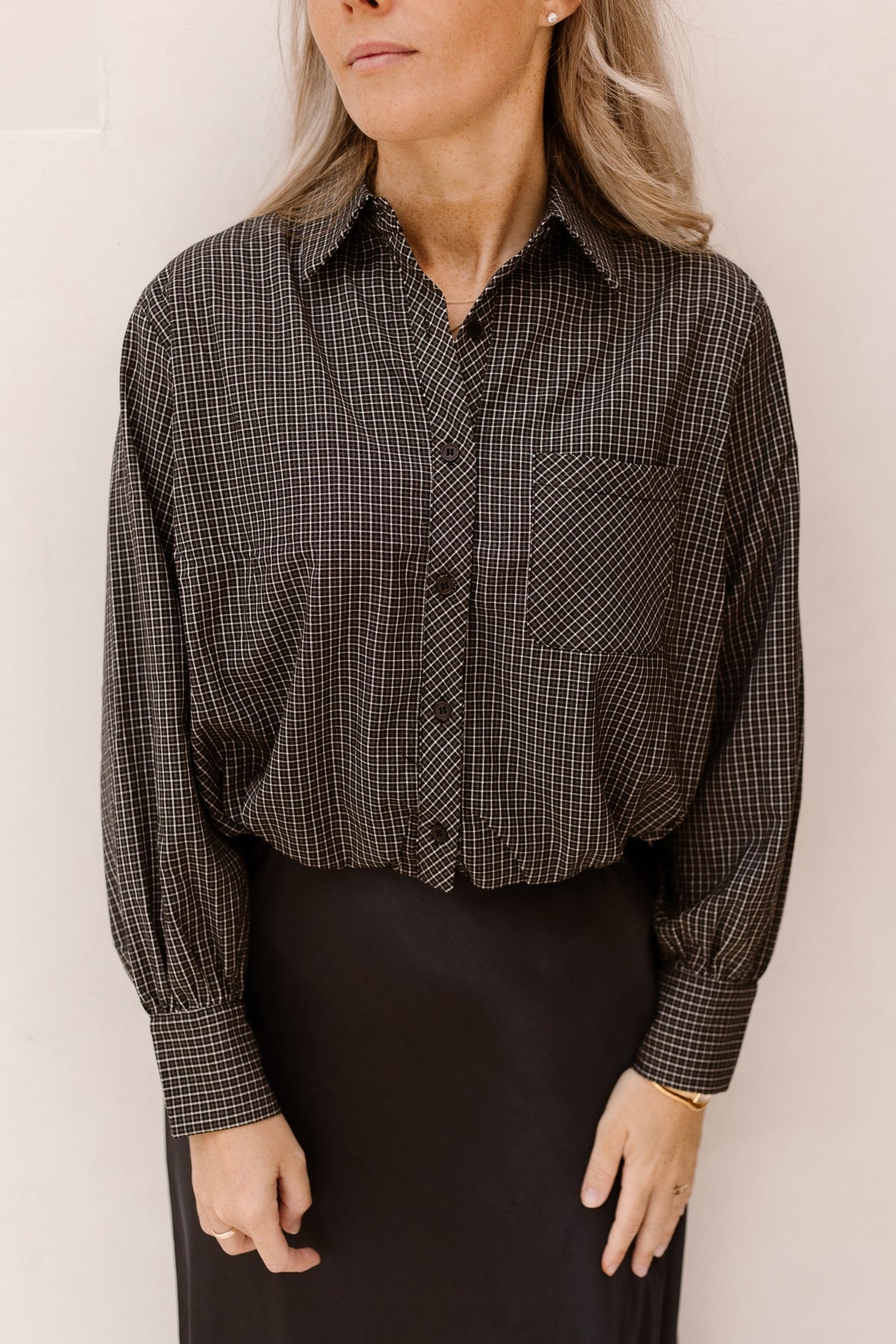 Check blouse - Bij Keesje - Bij Keesje - Blouse