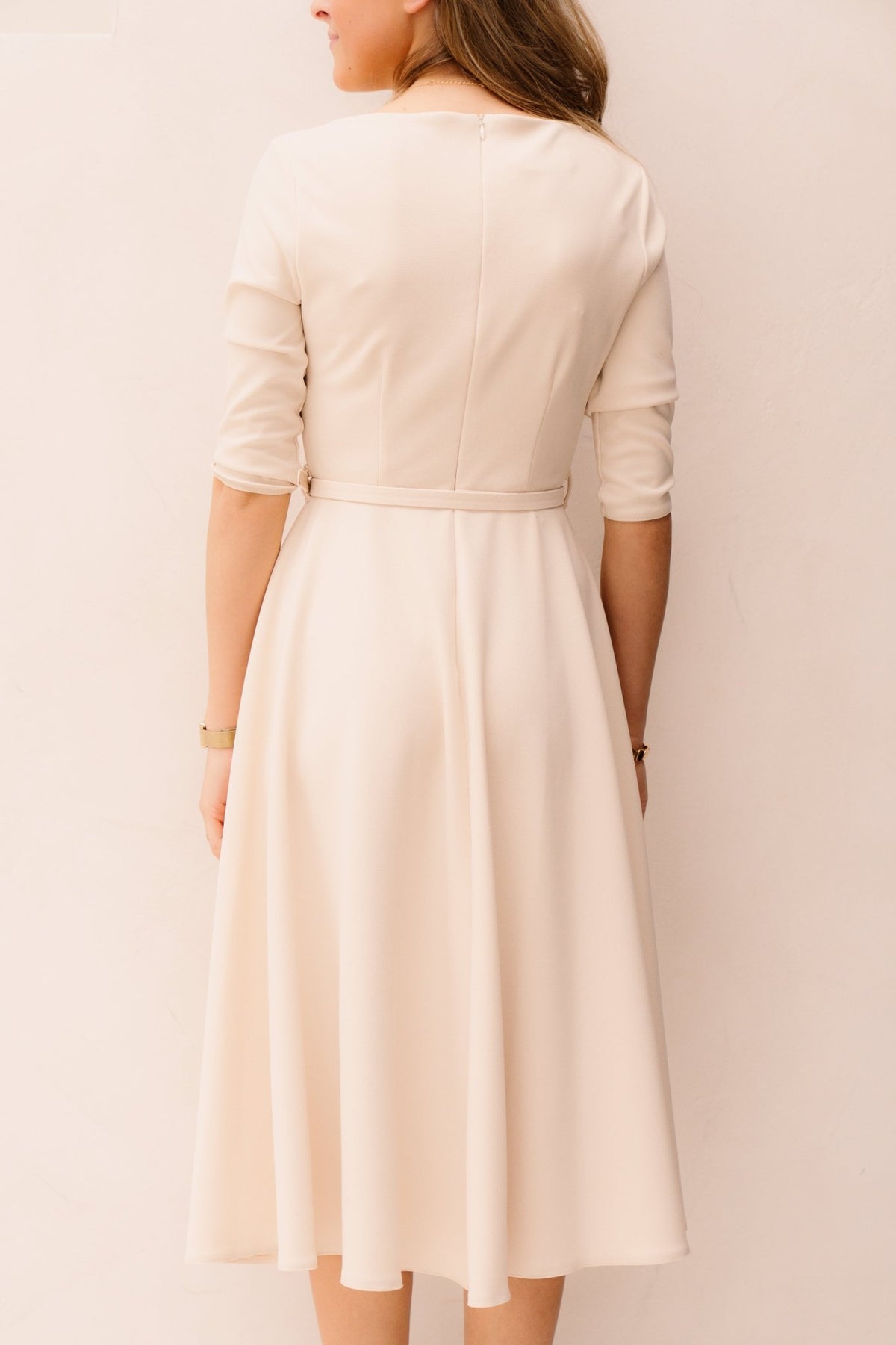 Chiaro Dress Beige - Bij Keesje - Rinascimento - Jurk