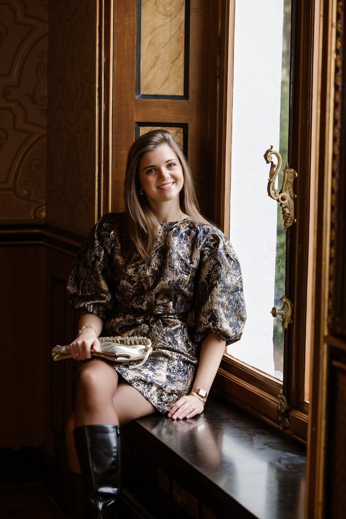 Chloe dress gold - Bij Keesje - Bij Keesje