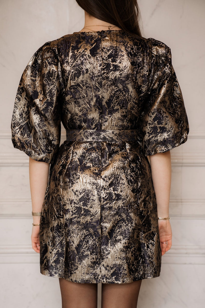 Chloe dress gold - Bij Keesje - Bij Keesje