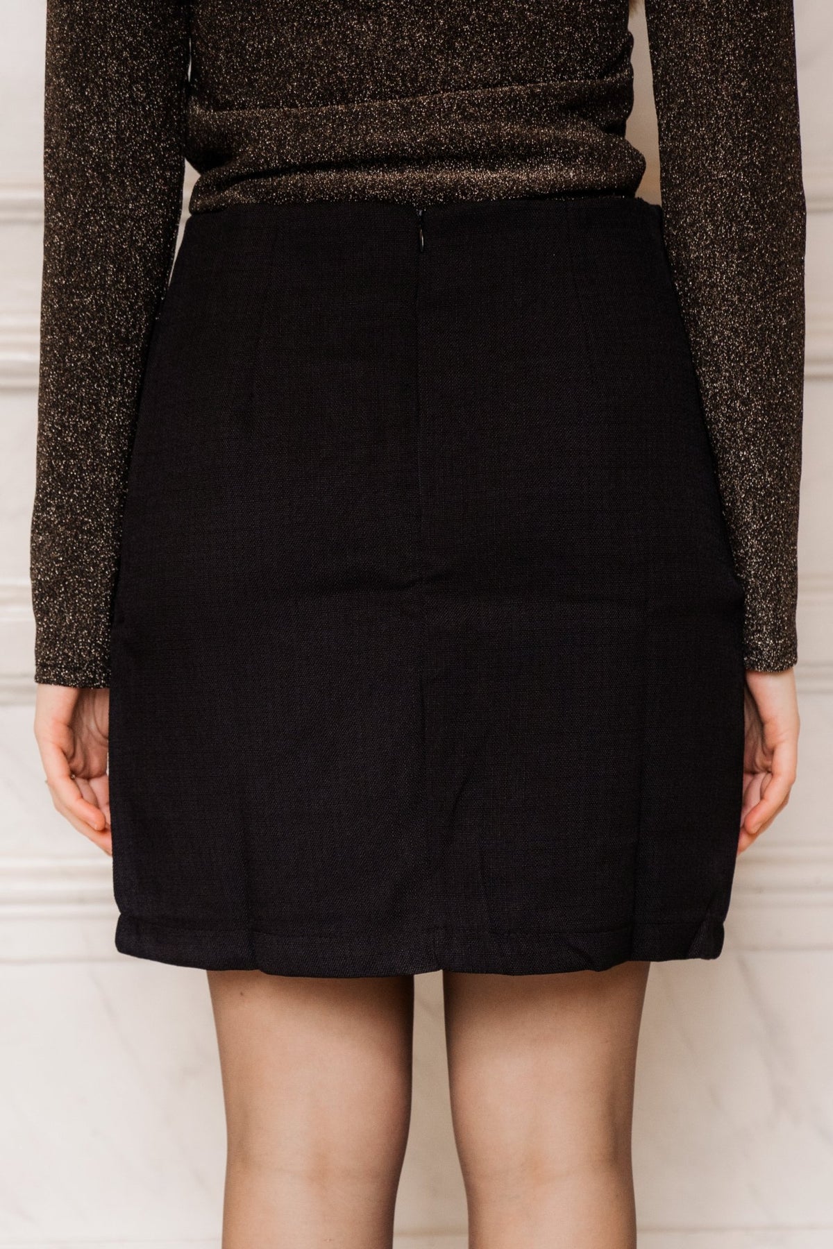 Chloe short skirt black - Bij Keesje - Bij Keesje