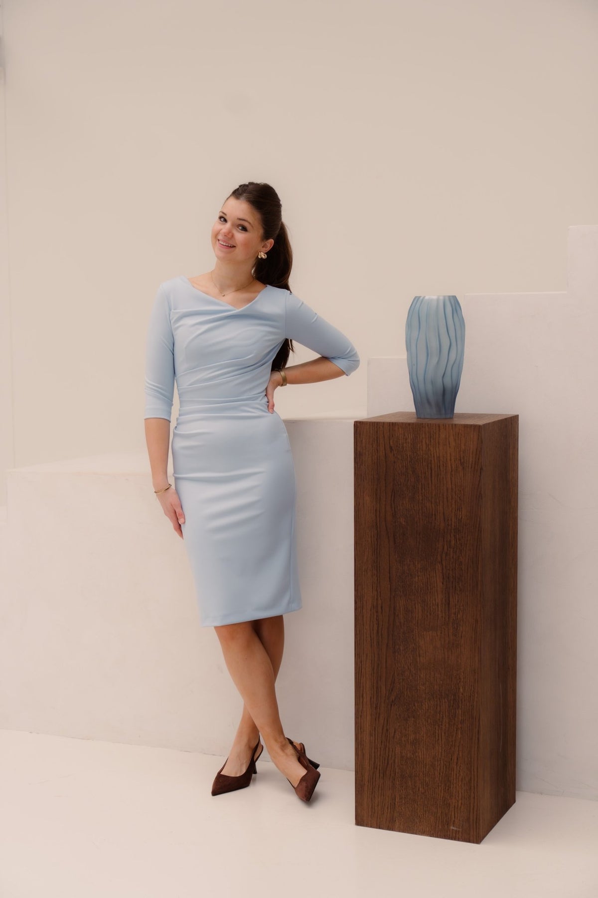 Cielo azzurro blue abito dress - Bij Keesje - Rinascimento - Jurk