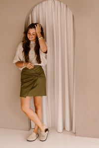 Cil green skirt - Bij Keesje - Bij Keesje - Rok